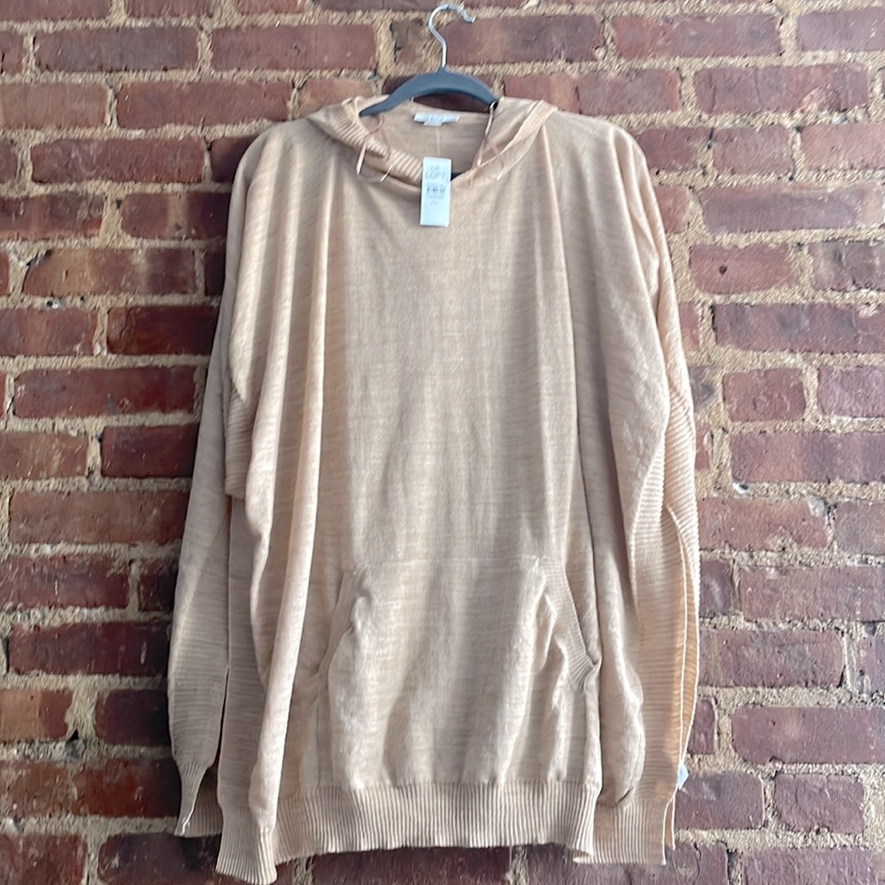 Loft tunic with hoodie m/L